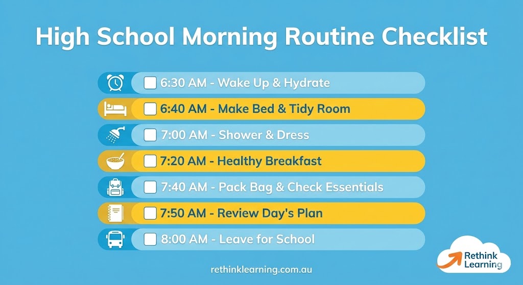 morning school checklist